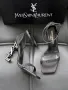 Yves Saint Laurent Дамски Черни Сандали С Камъни И Ток Код E237, снимка 2