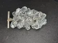 Посребрена декорация с кристали №6466, снимка 6