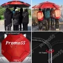 Чадър за плаж и риболов с чупещо рамо, УВ защита и тризъбец 220см., снимка 4