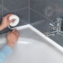 Силиконова, самозалепваща Уплътнителна лента за баня и мокри помещения, снимка 2