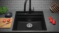 К-т Мивка+Смесител+Сифон Цветове Кухненска Мивка от гранит модел Осло 60 Премиум 580 x 530 мм + Смес, снимка 4