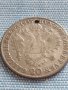 Сребърна монета 20 кройцера 1835г. Франц първи Прага Австрийска империя 13711, снимка 6