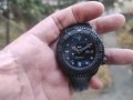 Seiko mod SKX Stealth black PVD red chapter ring markers, снимка 10