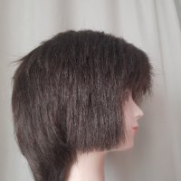 Резервирани Oriob Кестенява къса ,права перука , снимка 6 - Аксесоари за коса - 38338484