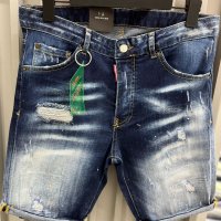 Мъжки къси дънки висок клас Dsquared , снимка 4 - Дънки - 37088915