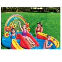 Детски басейн, водна пързалка, фонтан, 2,97х1,93х1,35 м - Intex, снимка 2 - Надуваеми играчки - 33089480