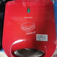 Тостер за Сандвичи SILVERCREST 1400W до 4 Сандвича Едновременно SSWM 1400 B2, снимка 4 - Тостери - 43129256