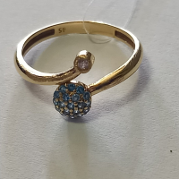 Златен пръстен 1.42гр., снимка 4 - Пръстени - 44878432