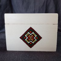 Кутия с народни шевици - ръчна изработка, снимка 6 - Подаръци за жени - 35443668