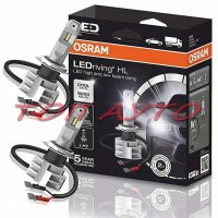 Лед Крушки Осрам OSRAM LEDriving HL H4 H7 12/24V 14W 6000K, снимка 4 - Аксесоари и консумативи - 32285376