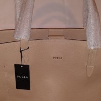 Furla Tote L Begie Gris, снимка 3 - Чанти - 43370477