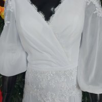 сватбена булчинска рокля подходяща и за бременни, снимка 1 - Сватбени рокли - 39832194