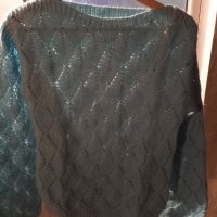 Пуловер ръчно плетиво, снимка 2 - Блузи с дълъг ръкав и пуловери - 34687257