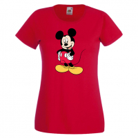 Дамска тениска Mickey Mouse 8 .Подарък,Изненада,, снимка 8 - Тениски - 36526587