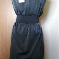 Чисто нова рокля в черно и сребристо ПРОМОЦИЯ 🍀👗S,M,L🍀👗 арт.376, снимка 4 - Рокли - 28075649