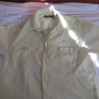 Мъжка риза с къс ръкав от лен LFC, снимка 4 - Ризи - 26313216