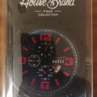 НОВ ОГРОМЕН Ръчен часовник HOUSE Brand с кожена каишка, снимка 7 - Друга електроника - 40141856