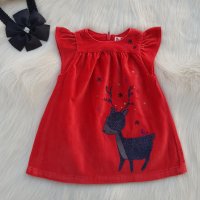 Коледна рокля за бебе 3 месеца, снимка 7 - Бебешки рокли - 38704510