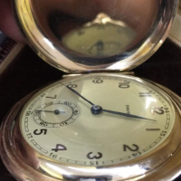 Стар  златен джобен часовник Favor от Германия, снимка 7 - Антикварни и старинни предмети - 44866363