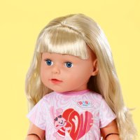 BABY Born - Кукла с дълга коса и аксесоари Sister Style&Play, 43 см Zapf Creation 833018, снимка 2 - Кукли - 42975928