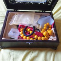 Ретро кутия за бижута, снимка 2 - Други ценни предмети - 40054172