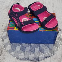 Топ модел детски сандали с велкро в цвят графит и фуксия, снимка 3 - Детски сандали и чехли - 37132622
