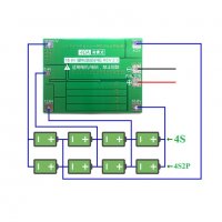 4S BMS 16.8V 40A, защитна платка с балансно зареждане, PCB BMS board, снимка 2 - Друга електроника - 38291423