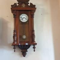 Стар немски стенен часовник, снимка 7 - Антикварни и старинни предмети - 40545462