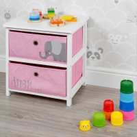 Красив шкаф за детска стая с чекмеджета на марката Home Styling Collection., снимка 5 - Мебели за детската стая - 43348235