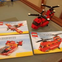 Конструктор Лего - модел LEGO Creator 3 в 1: 31003 - Red Rotors