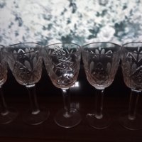 Руски Кристални Чаши от 80 години, снимка 9 - Чаши - 35188481