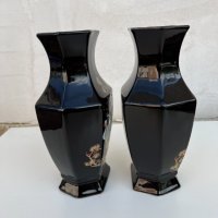 Италянски порцеланови вази. №2288, снимка 6 - Колекции - 36628909