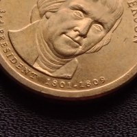 Възпоменателна монета THOMAS JEFFERSON 3 президент на САЩ (1801-1809) за КОЛЕКЦИЯ 37762, снимка 7 - Нумизматика и бонистика - 40764301