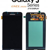 Нов 100% Оригинален LCD Дисплей + Тъч скрийн за  Samsung Galaxy J7 2016 SM-J710F Black, снимка 1 - Резервни части за телефони - 33679570