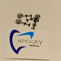 Дентално лингвално копче кръгла двойна кука ApogeyDental LBM0010 Цена за 1 бр., снимка 1 - Стоматология - 44922111