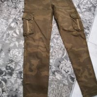 Superdry карго дамски/мъжки камуфлажни панталони, XS, снимка 5 - Панталони - 38648952
