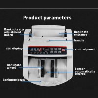 Първокласна банкнотоброячна машина BILL COUNTER 2108, снимка 3 - Други стоки за дома - 43128076
