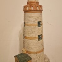 Керамичен морски фар– Свещник., снимка 4 - Антикварни и старинни предмети - 43790874