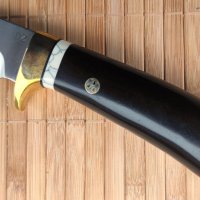 Ловен нож /ръчна изработка и стомана D2 /, снимка 4 - Ножове - 43330068