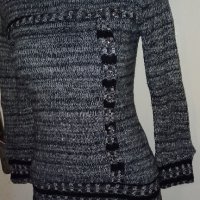 ДАМСКА  ИТАЛИАНСКА БЛУЗА с ламска вълна  - Размер  S , снимка 1 - Блузи с дълъг ръкав и пуловери - 43275774
