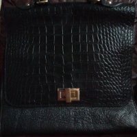 Уникална италианска голяма чанта естествена кожа, снимка 2 - Чанти - 40408713