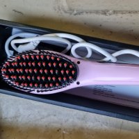 2 броя Четка за изправяне и сушене на коса Fast Hair Straightener HQT-906, снимка 4 - Аксесоари за коса - 42971006