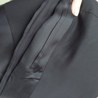 Rützou - марков черен панталон с лъскава странична лента, снимка 10 - Панталони - 18008091