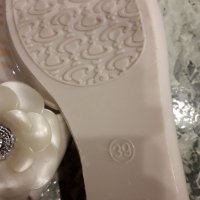Бели силиконови сандалки, снимка 2 - Сандали - 33543475