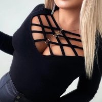 Секси дамска блузка S нова, снимка 1 - Блузи с дълъг ръкав и пуловери - 43959769