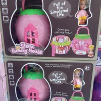 Къща за кукли и кукла с аксесоари, снимка 4 - Кукли - 43301095