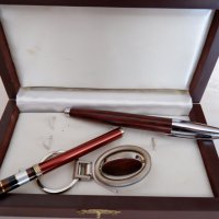 Подаръчен комплект запалка, химикалка, ключодържател,дървена кутия., снимка 3 - Запалки - 32387744