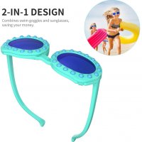 Нови Детски очила 2 в 1 с UV защита за плаж и против мъгла за плуване, снимка 3 - Други - 33614689