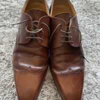 Мъжки кафяви обувки Rollmann - естествена кожа, снимка 9 - Официални обувки - 32357952