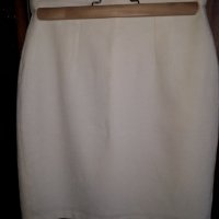 Дамски летен бял костюм къс ръкав от шантунг с подплата, снимка 12 - Костюми - 32874696